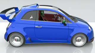 Illustration for article titled Fiat 500 With Ferrari Power Is Our Kind Of Concept
